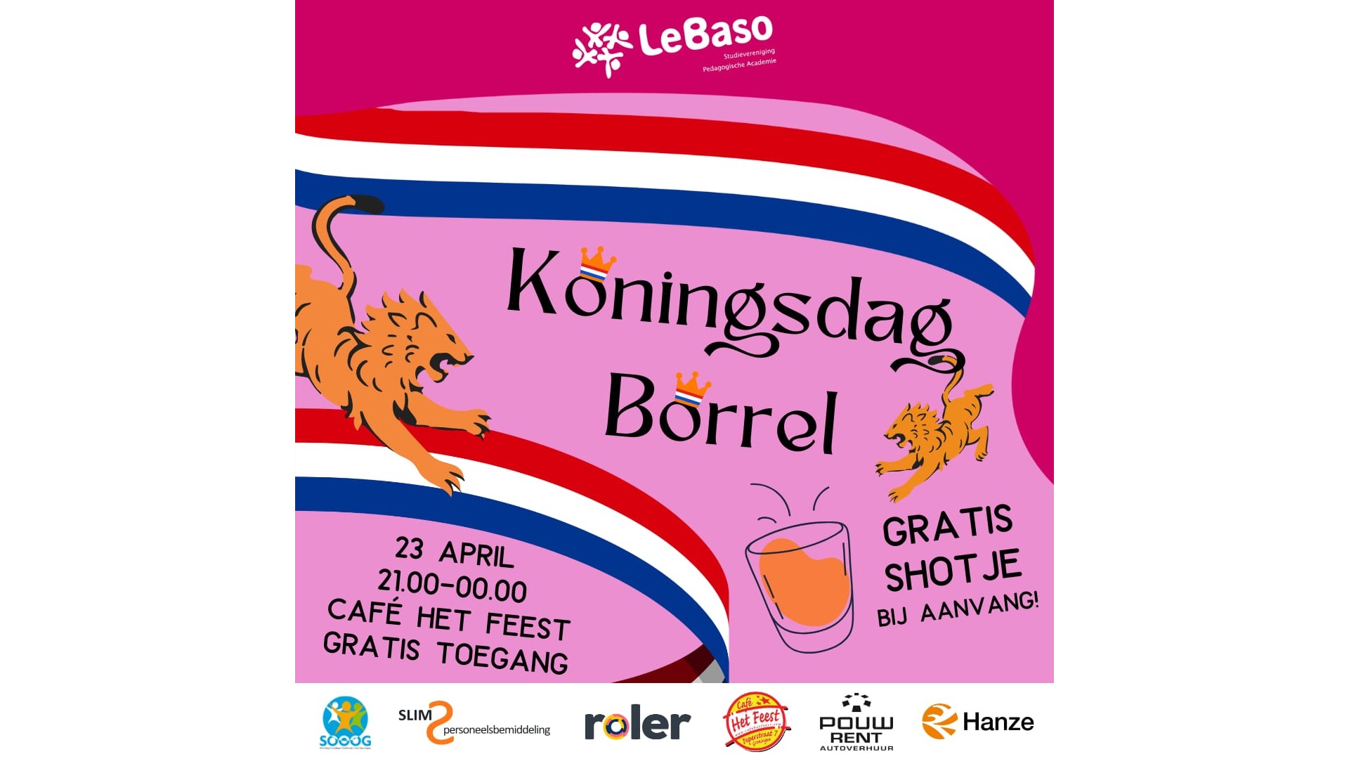 Borrel: Koningsdag!!